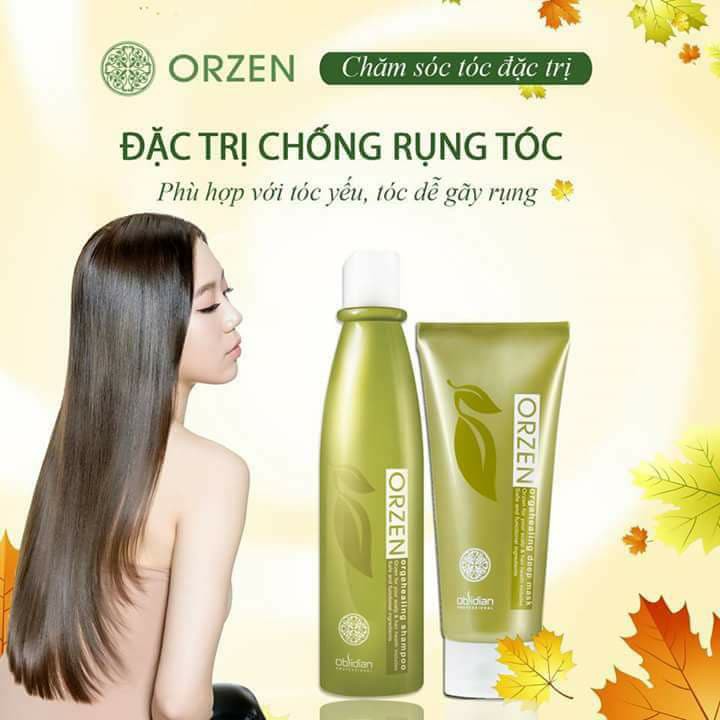 Mặt nạ chống rụng tóc Orzen Obsidian Hàn Quốc 200ml