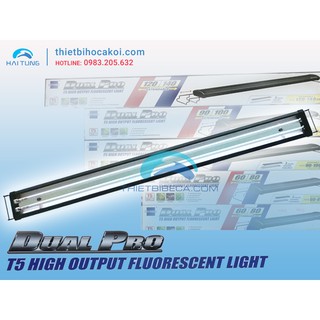 Đèn Led Máng Odyssea T5HO 2 Hàng Bóng Trắng. Đèn Trang Trí Bể Cá Cảnh, Bể Cá Rồng, Có Công Tắc Bật Tắt Đèn