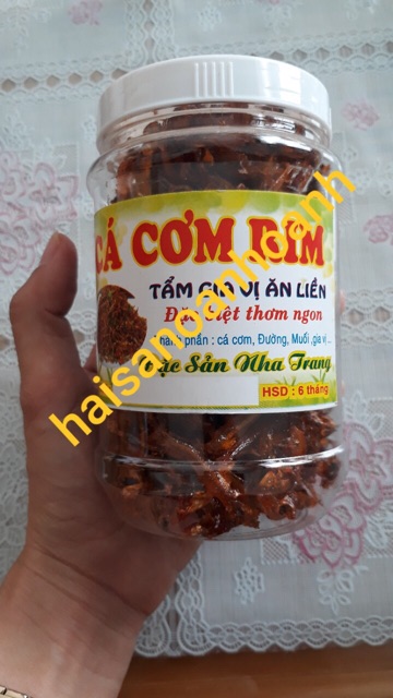 Hũ 200gr cá cơm rim giòn - cá cơm mờm sữa rim