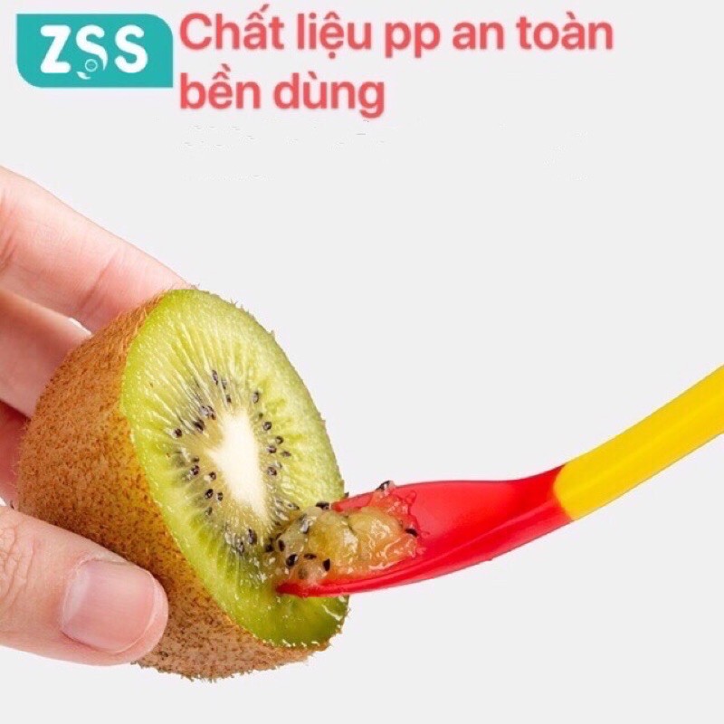 Thìa tập ăn dặm thìa tập xúc thìa ăn bột thìa ăn hoa quả cho bé sơ sinh đồ dùng sơ sinh