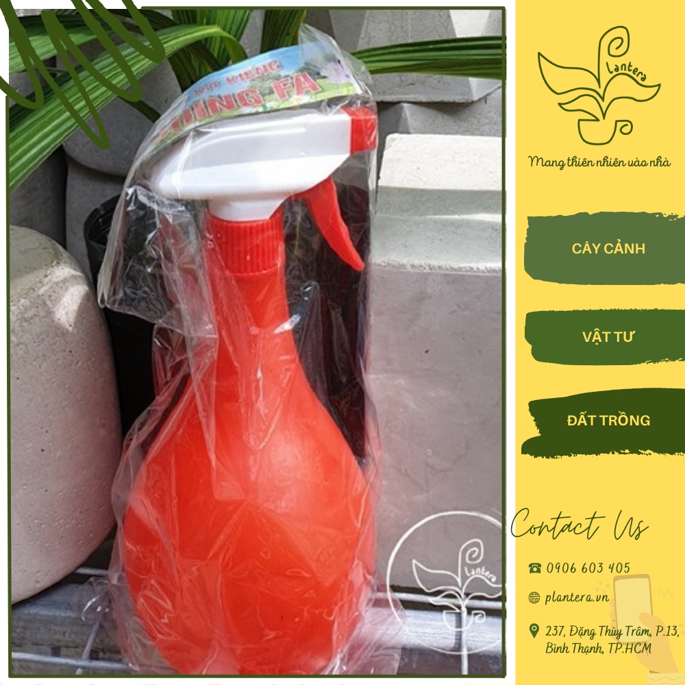 Bình Tưới Cây Xịt Nước Cầm Tay 750Ml - Dụng Cụ Làm Vườn - Tưới Cây