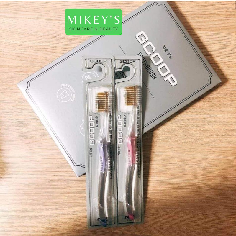 Set bàn chải đánh răng THAN TRE GCOOP Mikeybeauty92 Kháng Khuẩn đến 99,99% HÀN QUỐC(4 cái)