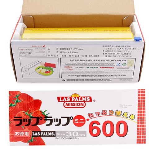 [chính hãng] MBTP laspalm đỏ - màng bọc thực phẩm siêu tiết kiệm 30x600