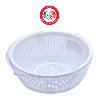Rổ kèm bát trong suốt trắng