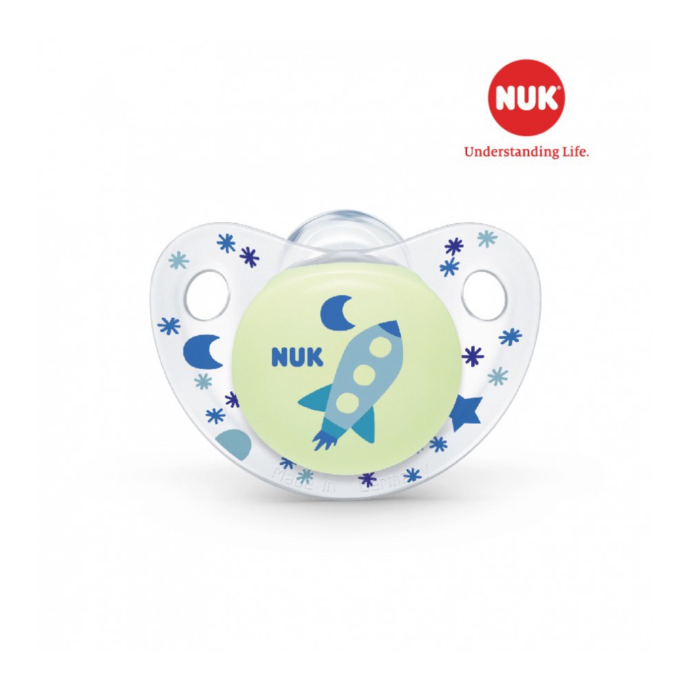 Bộ 2 Ti Giả NUK Night / Day Silicone dành cho bé yêu