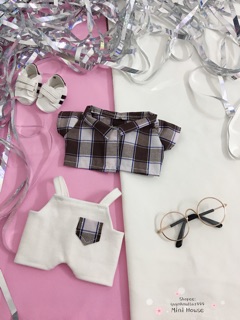 [Outfit Doll 20cm] Set Yếm Áo