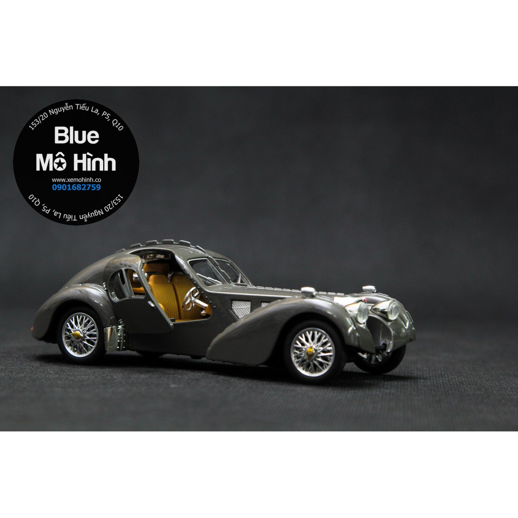 Blue mô hình | Xe mô hình Bugatti 57SC Classic Vàng kim 1:32