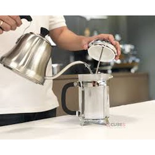 bình thủy tinh pha cà phê, pha trà kiểu Pháp French Press-HL
