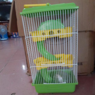 Chuồng chuột hamter màu xanh siêu đẹp