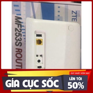 CẤN TẤT GIÁ ZTE MF253S MF253 Bộ Phát Wifi 3G 4G , tốc độ 150Mb, Hỗ Trợ Tối Đa 32 Kết Nối CẤN TẤT GIÁ