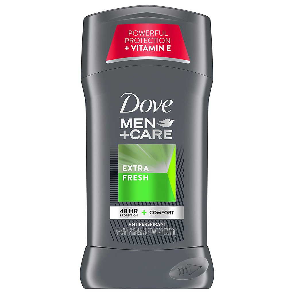 Lăn sáp khử mùi nam Dove Men+Care Antiperspirant Deodorant Stick Extra Fresh 76g (Mỹ)