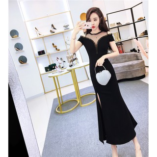 Đầm maxi xẻ tà cho nữ