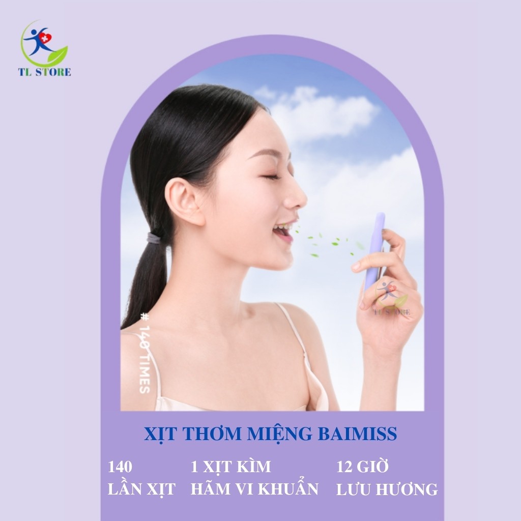Lọ xịt thơm miệng Baimiss 10ml