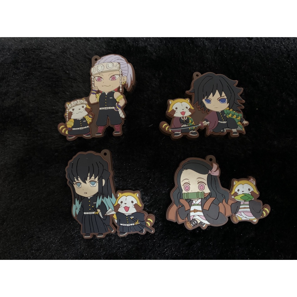 Móc chìa khóa cao su Demon Slayer: Kimetsu no Yaiba x Rascal Trading Rubber Strap Vol.2 w/Bonus Item