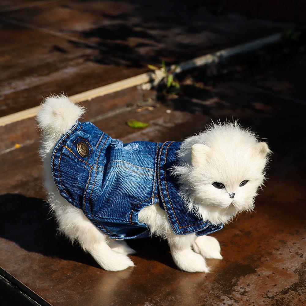 Áo Denim Cowboy Cho Thú Cưng - Size XS-2XL