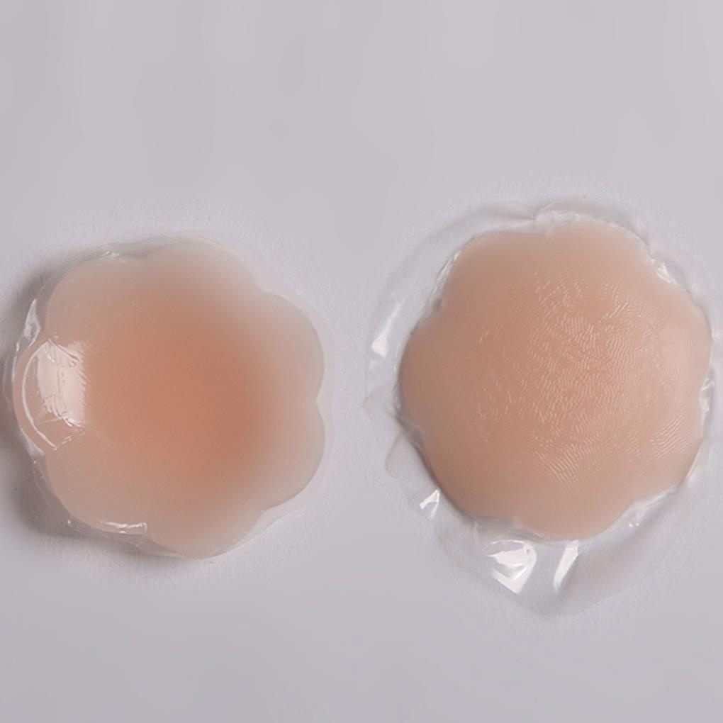 Set 4 Cặp Đệm Silicone Tròn Dán Ngực Tái Sử Dụng Được
