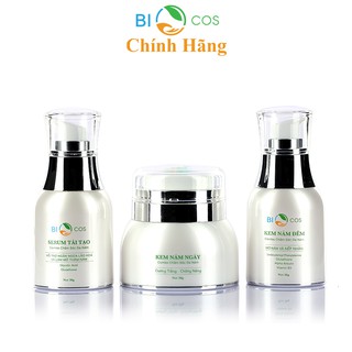 [ BIOCOS ] Combo ngừa Nám tàn nhang, Kem ngăn ngừa nám, Ngăn ngừa quá trình hình thành nám, combo 3 sản phẩm