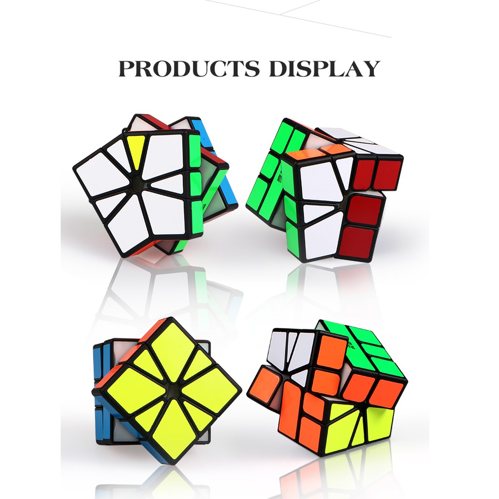 Rubik Biến Thể Square-1 Qiyi SQ1 Sticker - Rubik Qiyi SQ1 Biến Thể Cao Cấp