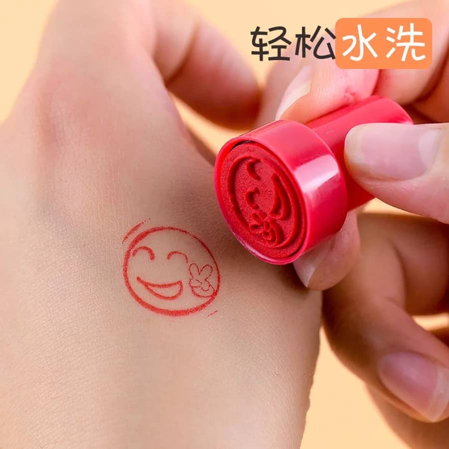Vỉ 10 Con Dấu Hoạt Hình  Đóng Dấu Nhiều Chủ Đề Cho Bé Trai Bé Gái