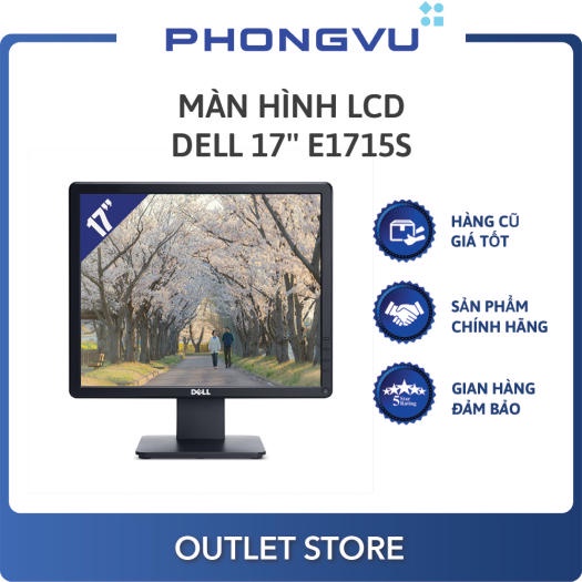 Màn hình máy tính DELL E1715S 17 inch Chính Hãng - Bảo hành toàn quốc