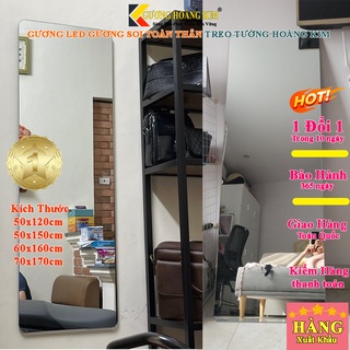Gương soi toàn thân,gương dán tường trang điểm gương đứng treo tường kích thước  50x120cm- guonghoang