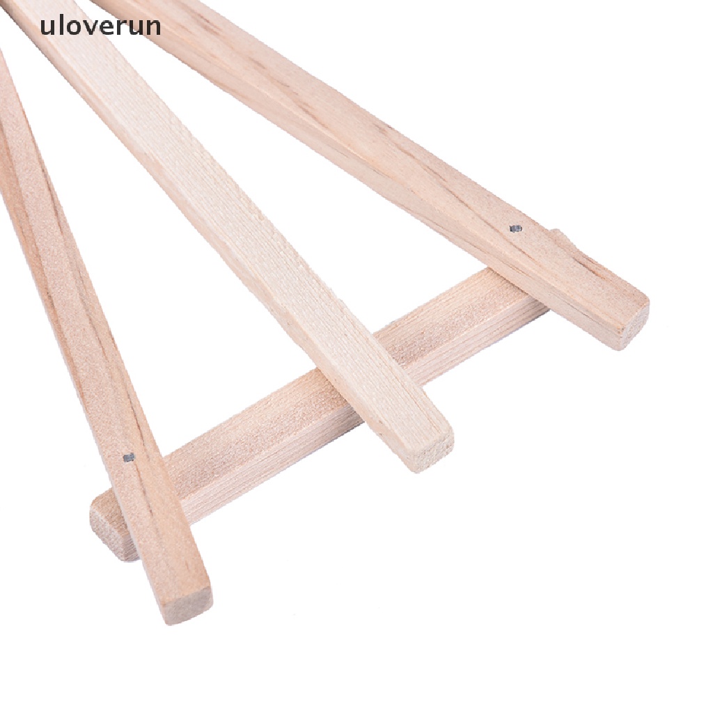 Giá Đỡ Ba Chân Mini Bằng Gỗ Và Vải Bạt Dùng Trưng Bày Tranh Vẽ
