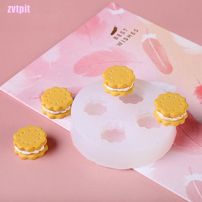 1 khuôn silicone làm nến/bánh quy/kem/bánh quy DIY