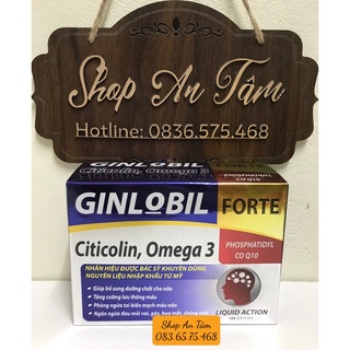 GINLOBIL FORTE Bán lỗ xin 5☆ Hỗ trợ lưu thông máu và bổ sung chất dưỡng chất cho não