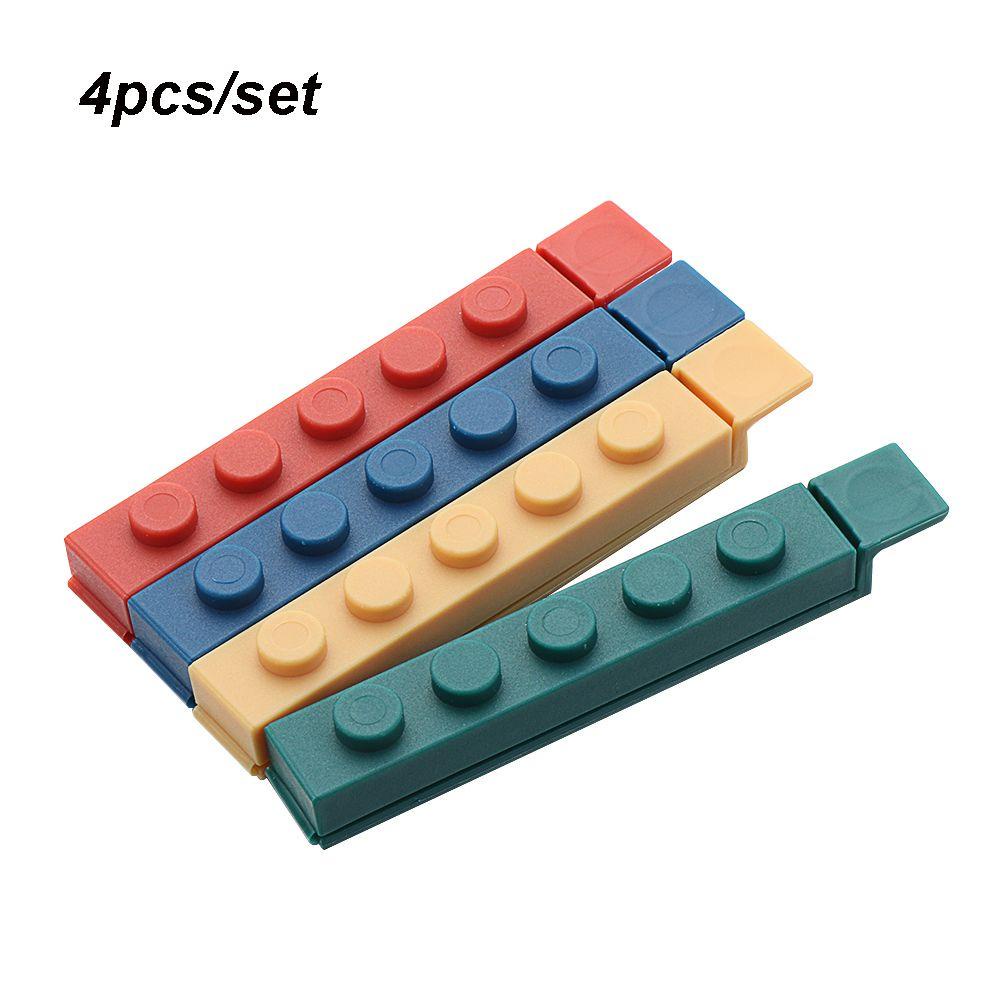 Set 4 Kẹp Niêm Phong Bằng Nhựa Có Thể Tái Sử Dụng