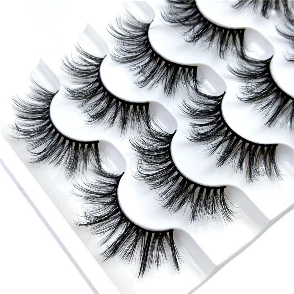 Set 5 Cặp Lông Mi Giả SKONHED 1 Làm Thủ Công Trang Điểm Mắt Làm Đẹp