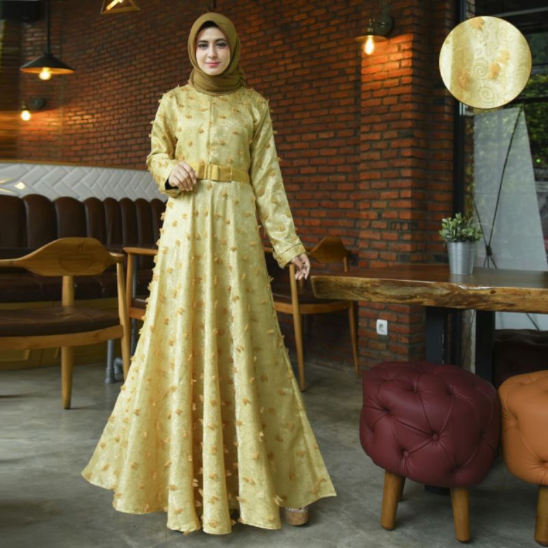 Đầm Công Chúa Bà Bầu |Tiệc MAXY / Váy MAXI Hồi Giáo|Trang Phục Phong Cách Hồi Giáo Cho Nữ