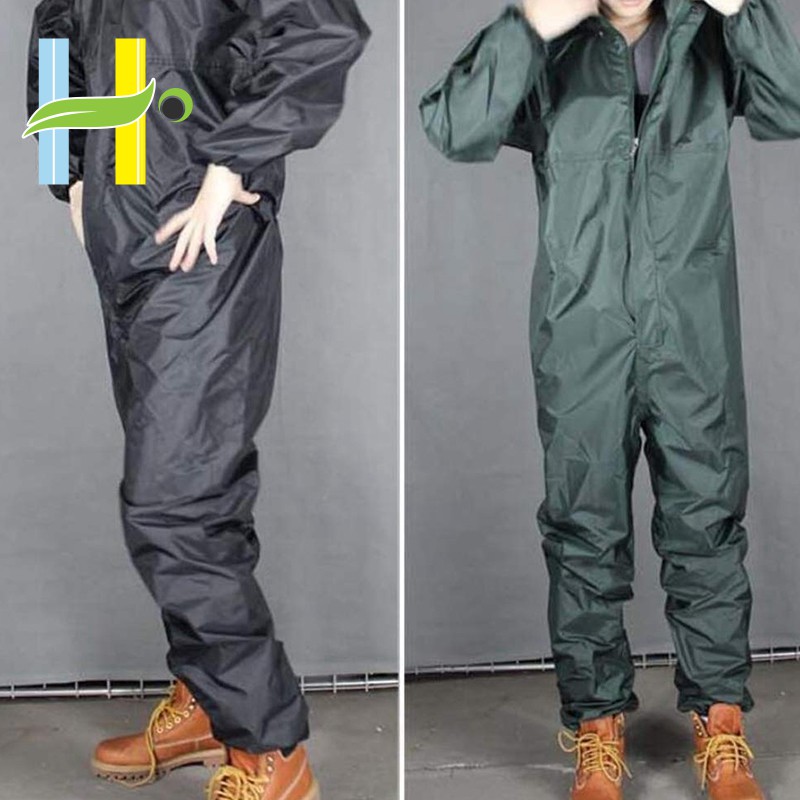 Áo mưa liền thân màu đen thời trang dành cho nam và nữ#H1