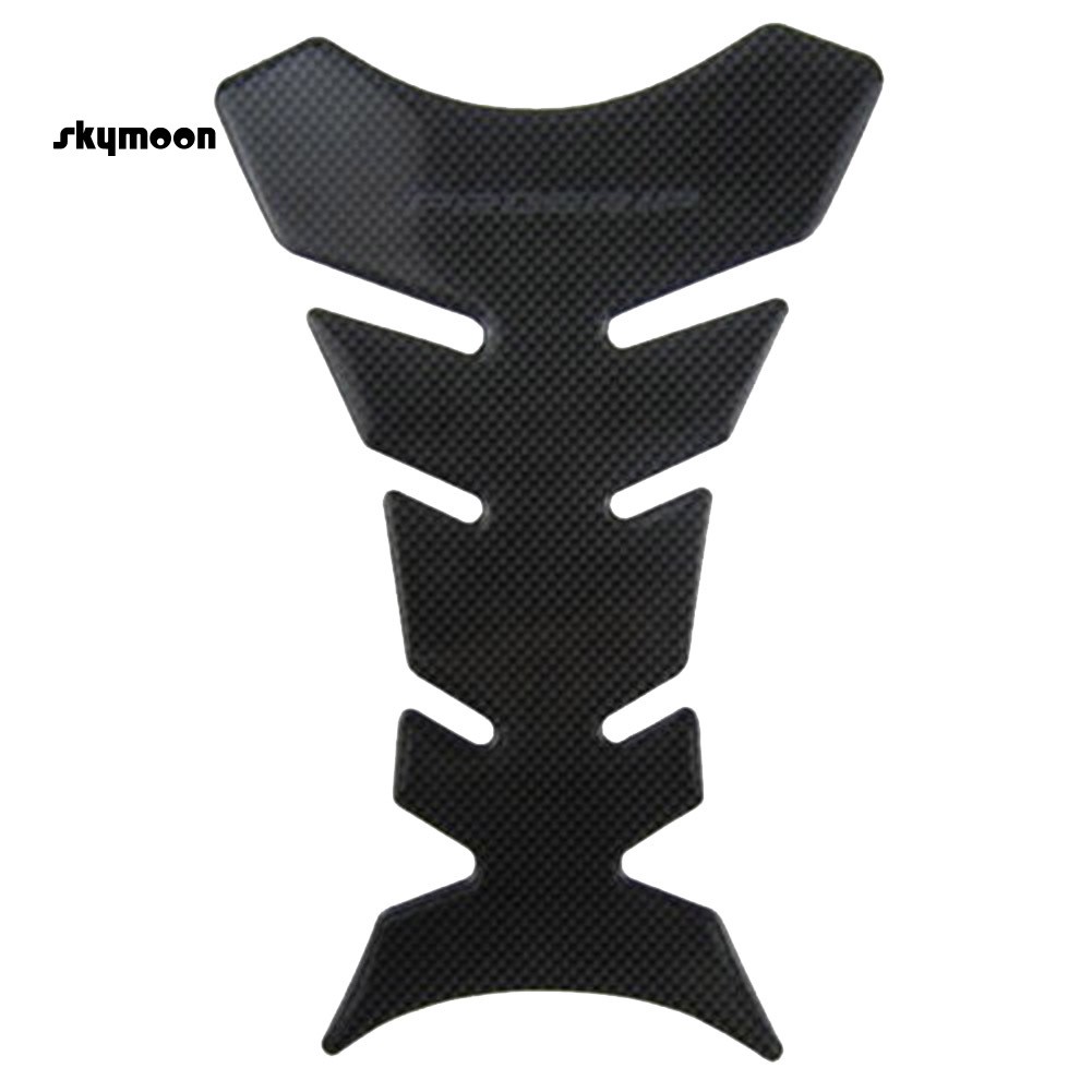 Miếng dán kiểu xương cá bằng sợi carbon bảo vệ bình xăng xe mô tô