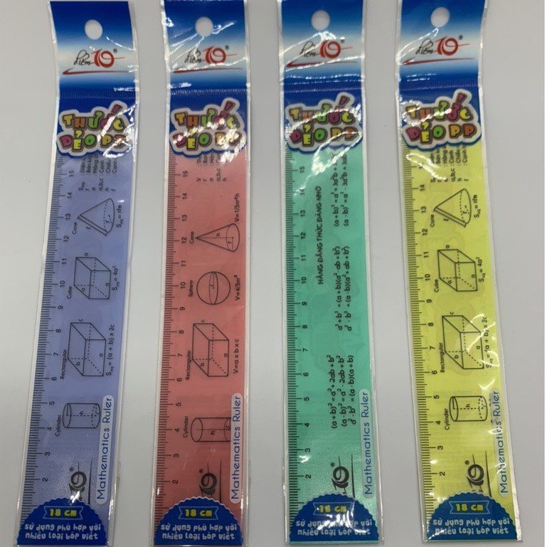 thước dẻo Thiên Long 18cm