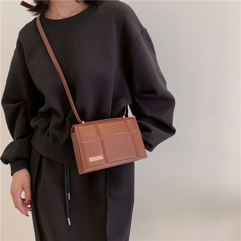 Túi hộp vuông đeo chéo nữ đơn giản túi đeo vai đi chơi đi làm