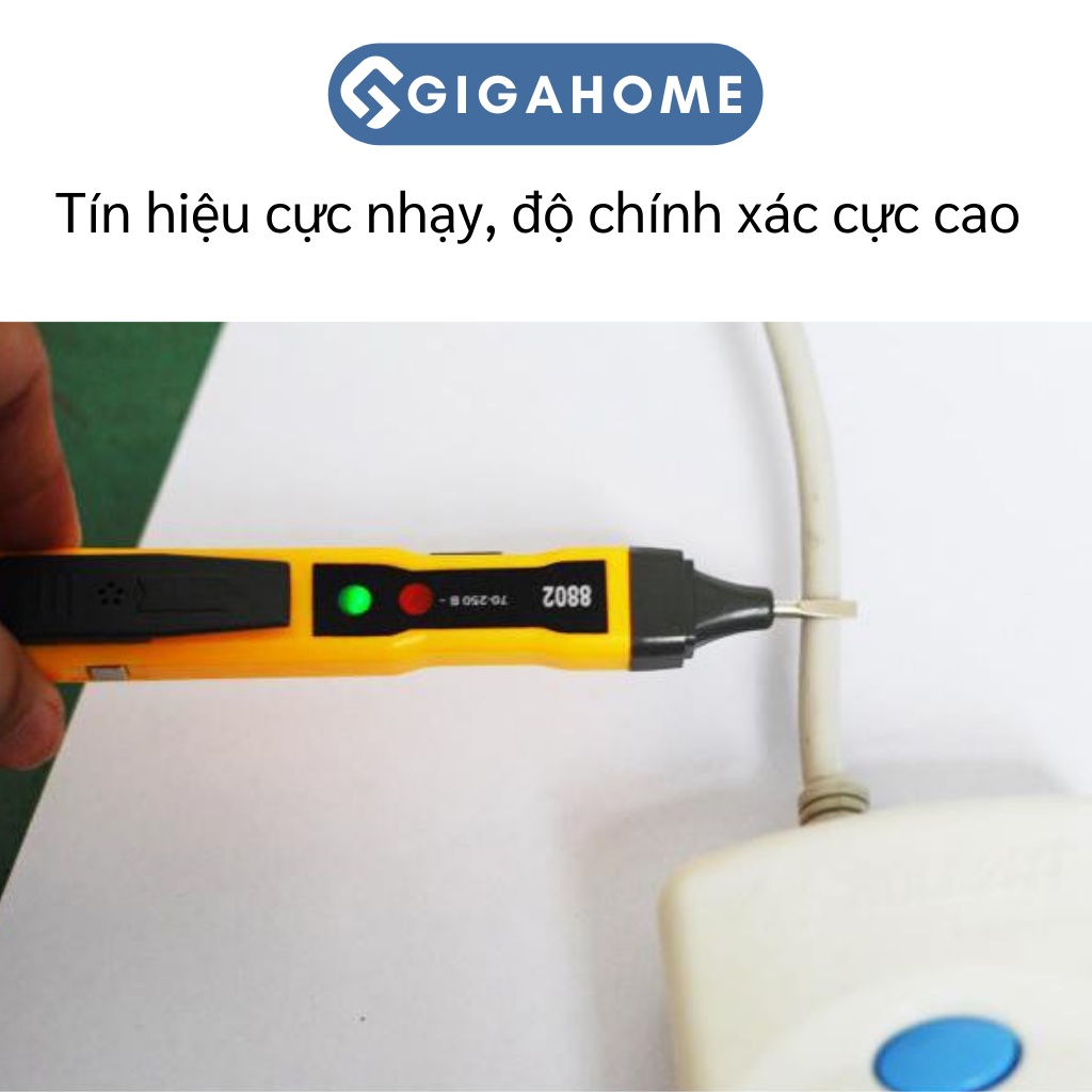 Bút Thử Điện Cảm Ứng Xuyên Tường GIGAHOME Có Đèn Báo Và Âm Thanh 4688