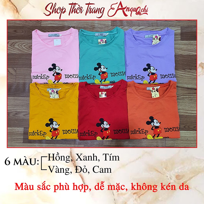 Đồ Bộ Nữ Mặc Nhà Anquachi Ống Rộng Đẹp Thun Cotton Nữ Mặc Ngủ Ở Nhà Dễ Thương Quần Đùi Cute A054