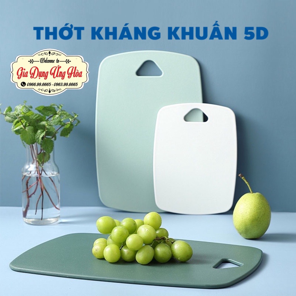 Thớt Kháng Khuẩn Thớt Nhựa Cao Cấp Chống Nấm Mốc Trơn Trượt Nhà Bếp An Toàn Cho Sức Khỏe Bền Đẹp