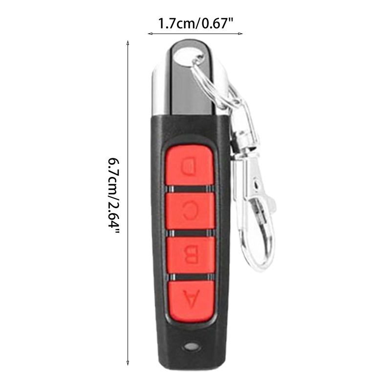 Remote Điều Khiển Từ Xa Không Dây 433MHz 4 Nút Bấm