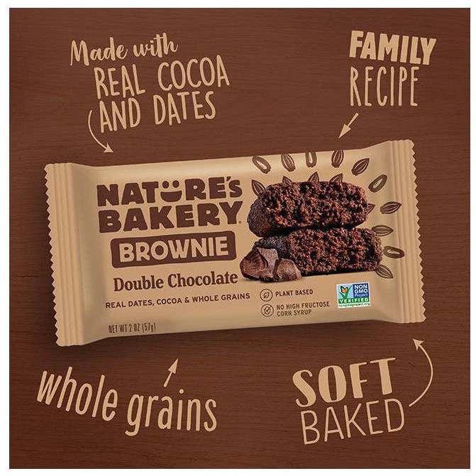 Bánh Nature's Bakery vị Brownie, Raspberry Fig, Blueberry, Strawberry gói 40-57g - USA/ Brownie Bar/ Whole Grains