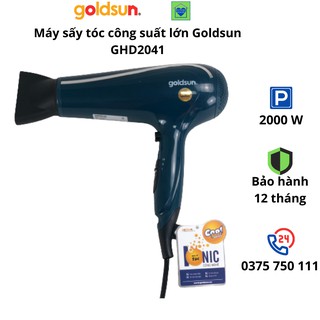 Máy sấy tóc ionic công suất lớn Goldsun GHD2041 tạo kiểu tóc dễ dàng bền đẹp thumbnail