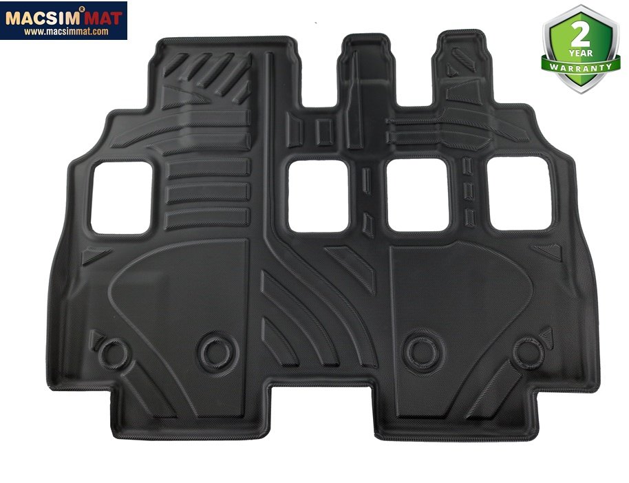 Thảm lót sàn Mitsubishi Pajero Sport 2 cầu 2015 - nay Nhãn hiệu Macsim chất liệu nhựa TPV cao cấp màu đen