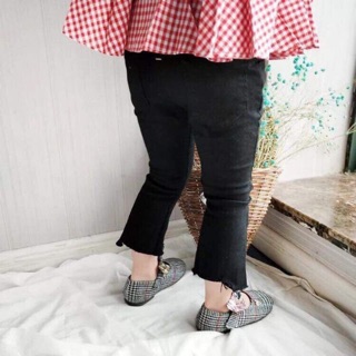 Quần kaki loe đẹp co giãn bé gái