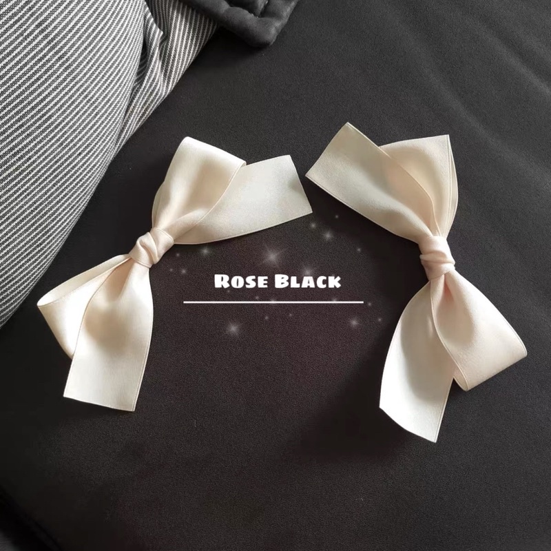 Sét 2 kẹp tóc nơ tiểu thư lolita mã RW-643