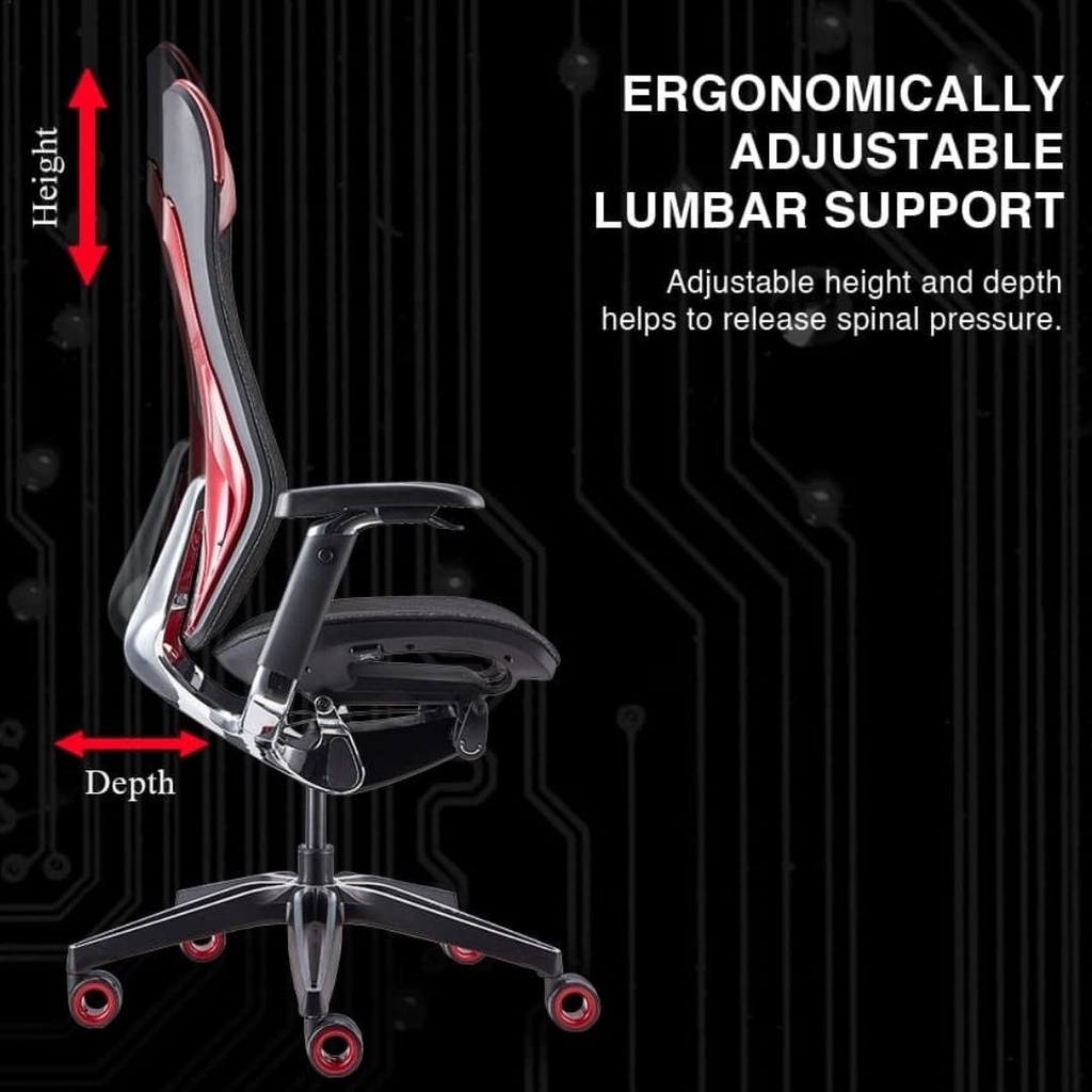 Ghế Gaming Công thái học cao cấp GTChair - ROC Chair Dinosaurus