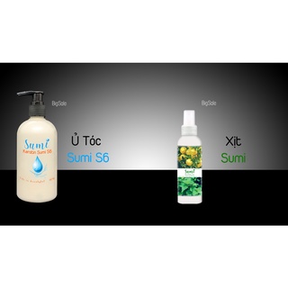 Combo Phục Hồi Tóc Hư Tổn Sumi Keratin và Xịt Sumi