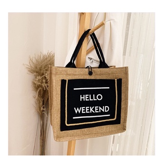 Túi Cói Hello Weekend, Túi cói đi biển