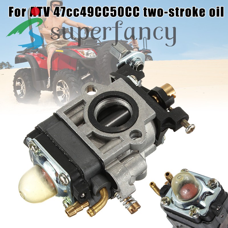 Bộ Chế Hòa Khí 15mm Cho Xe Tay Ga 40cc 43cc 49cc Atv