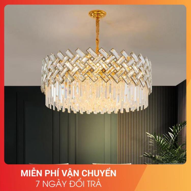 Đèn chùm ARIAVA pha lê kiểu dáng sang trọng, hiện đại trang trí nhà cửa, quán cafe