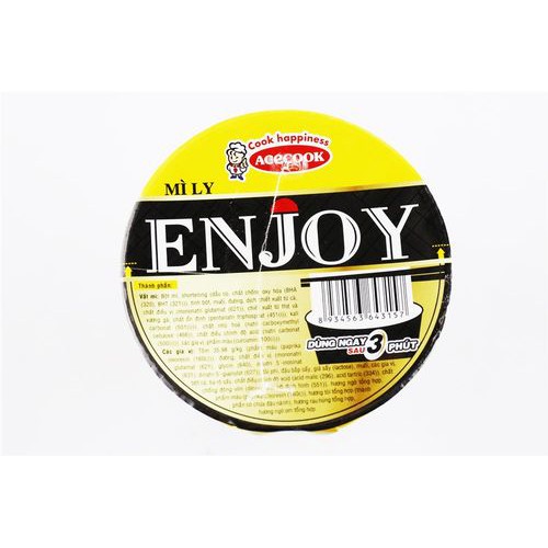 Mì Enjoy Tôm Chua Cay Ly 64G